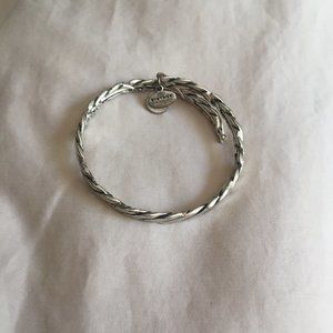 Alex and Ani Vintage Silver Wrap Bracelet